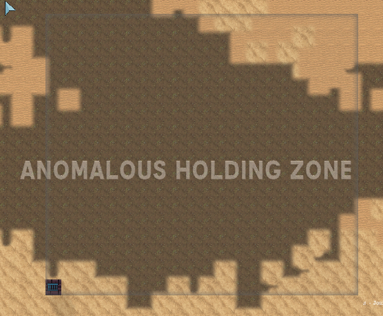 Anomalous holding zone