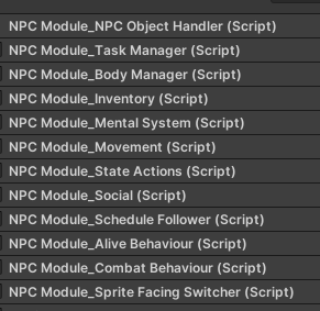 NPC modules