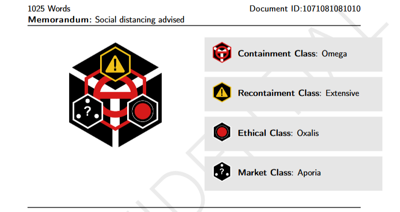 New classification system for anomalies