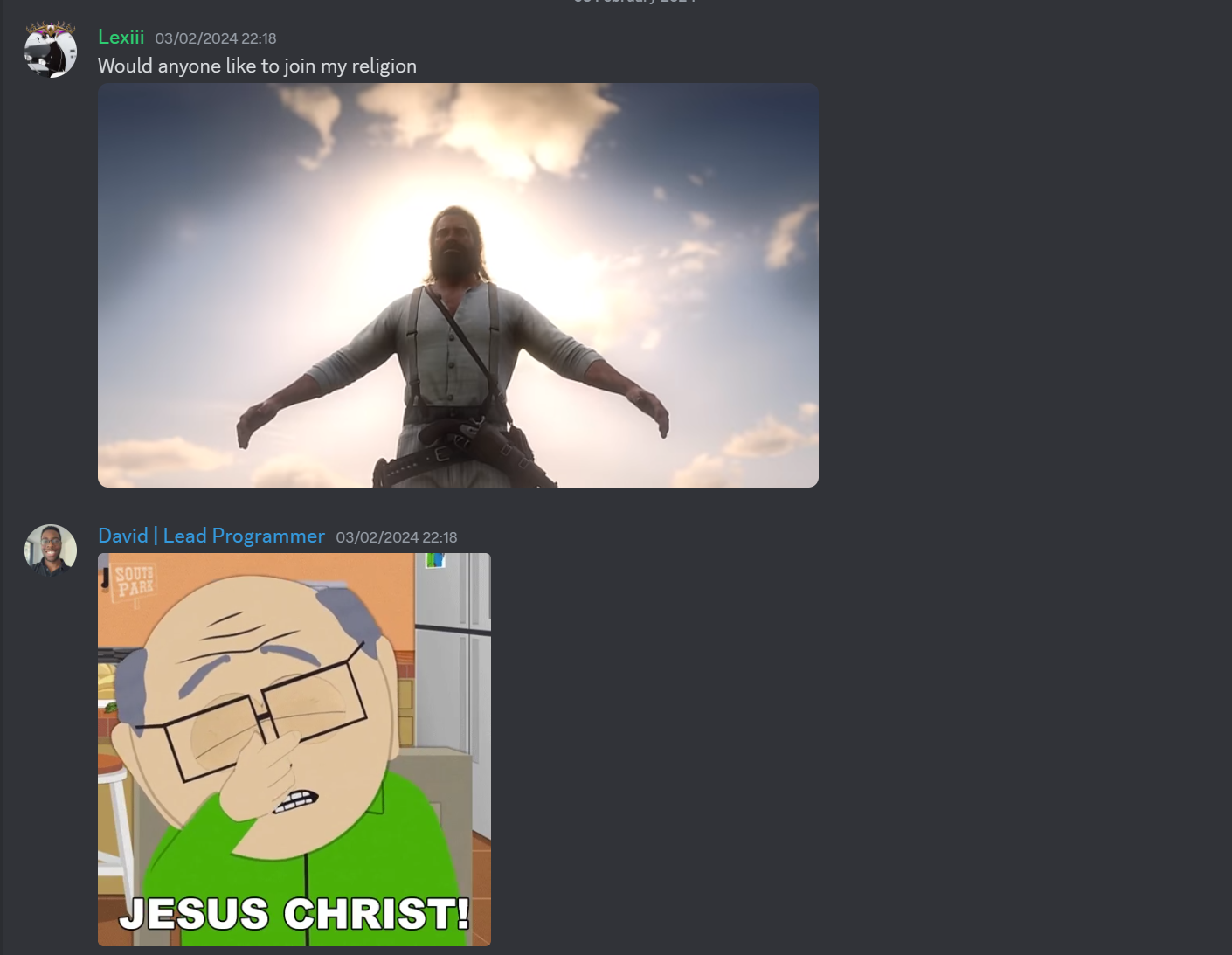 Join religion discord message